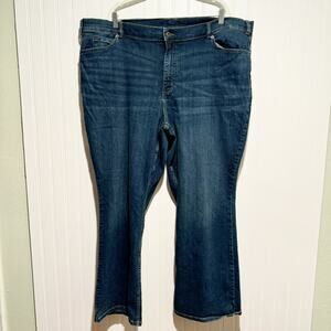 Duluth Trading Bootcut Jeans High Waisted Plus Size 24W